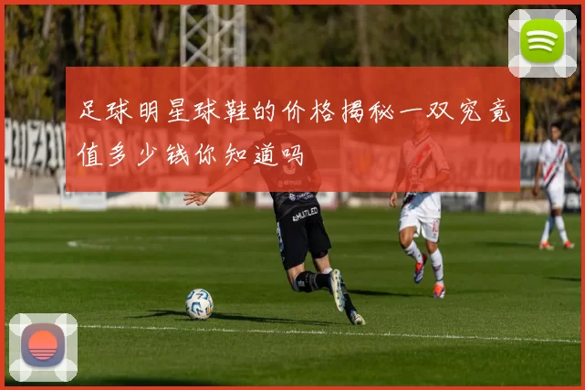 足球明星球鞋的价格揭秘一双究竟值多少钱你知道吗